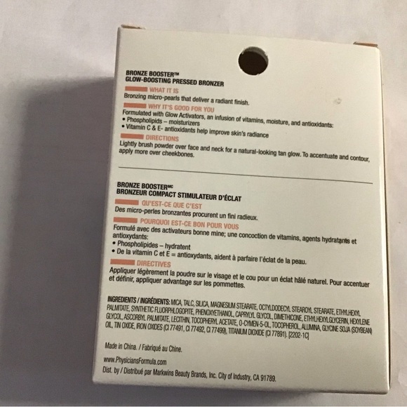 🆕💋Bronze Booster, Glow-Boosting Pressed Bronzer, 1134 Light To Medium, 0.3 oz - Picture 4 of 4